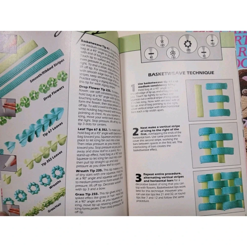 Two‎ Vintage 1980s WILTON Cake DECORATING Easy As  & Birthday Recipe Booklet!